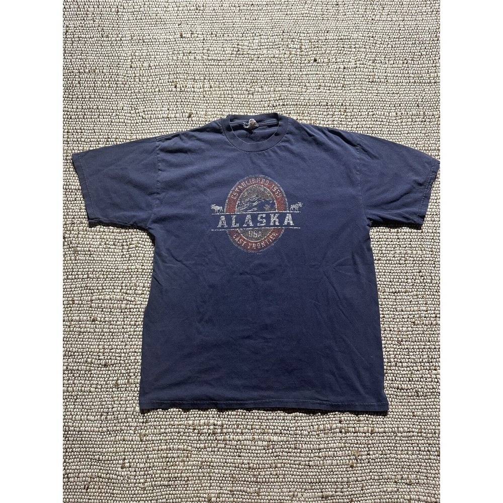 Vintage Men’s Tee Shirt | Size L | Alaska